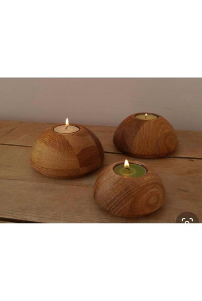 Wooden Candle Tea Light Holder